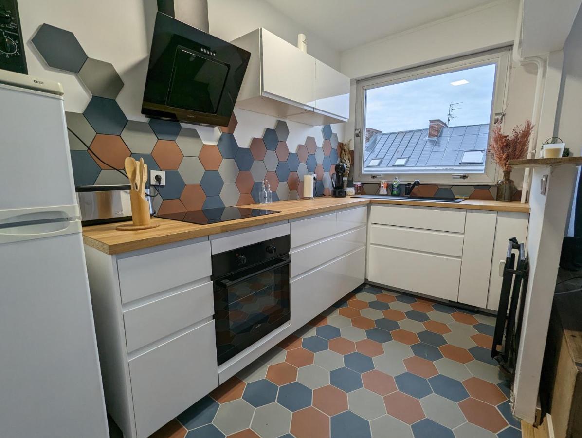 Appt Cosy En Coeur De Ville Proche Lille - 15 Min Tourcoing Esterno foto